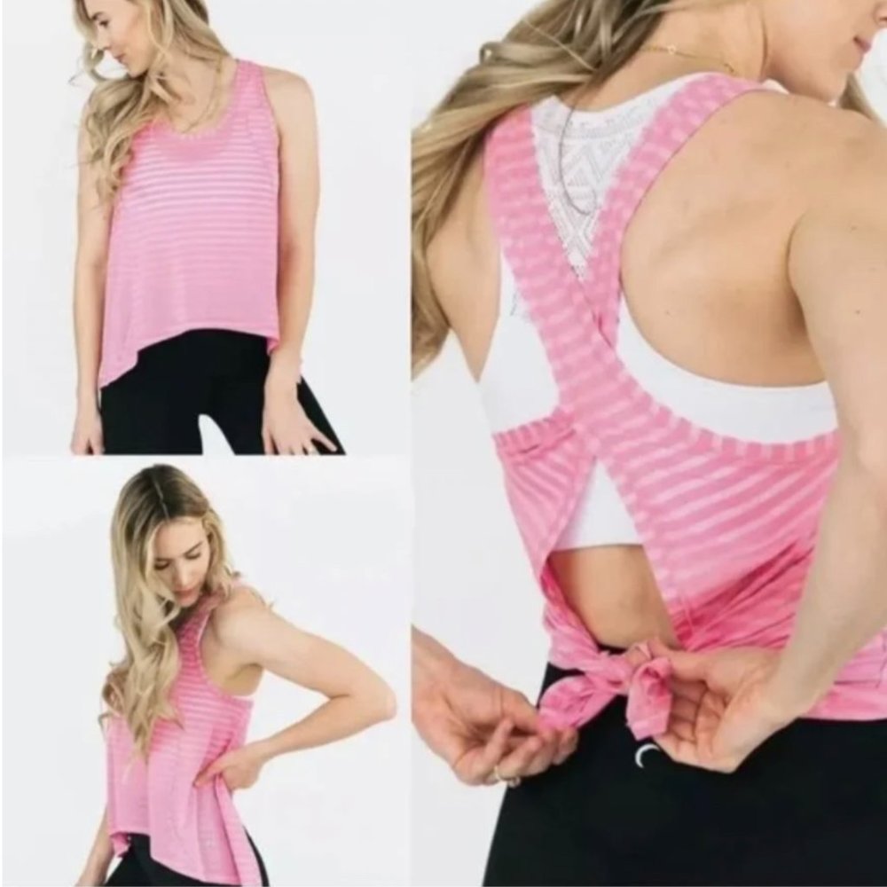 Zyia Active Wear Tie back shirt, Women's size M